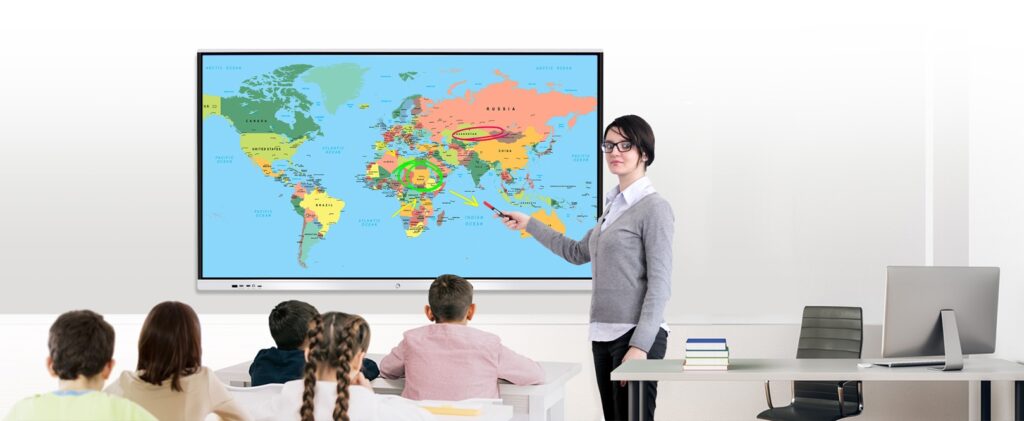 Interactive Flat Panel education classroom