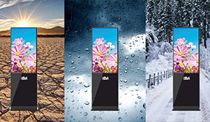 outdoor lcd signage standee