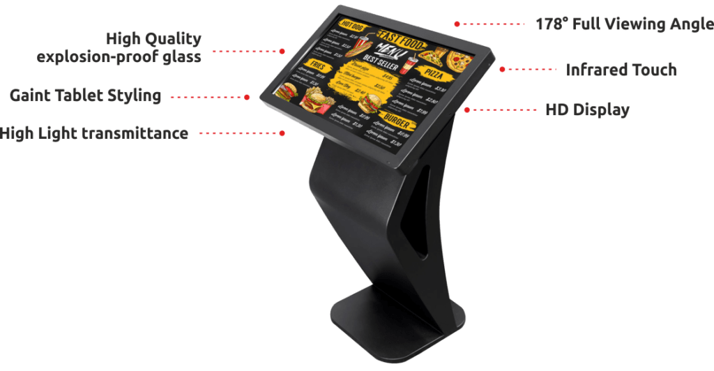 LCD Touch Screen Kiosk