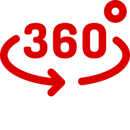 360 degrees