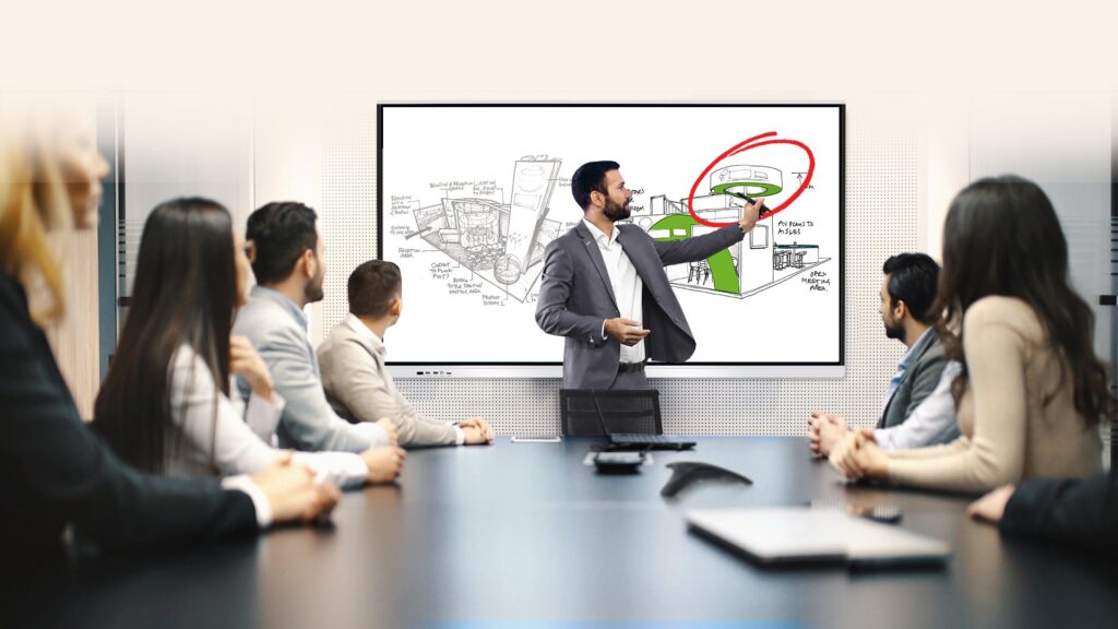 Board room meeting