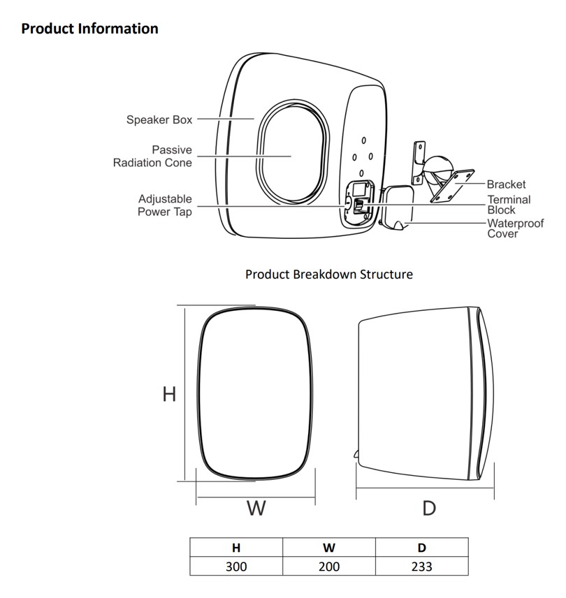 AT50-W Product Structure