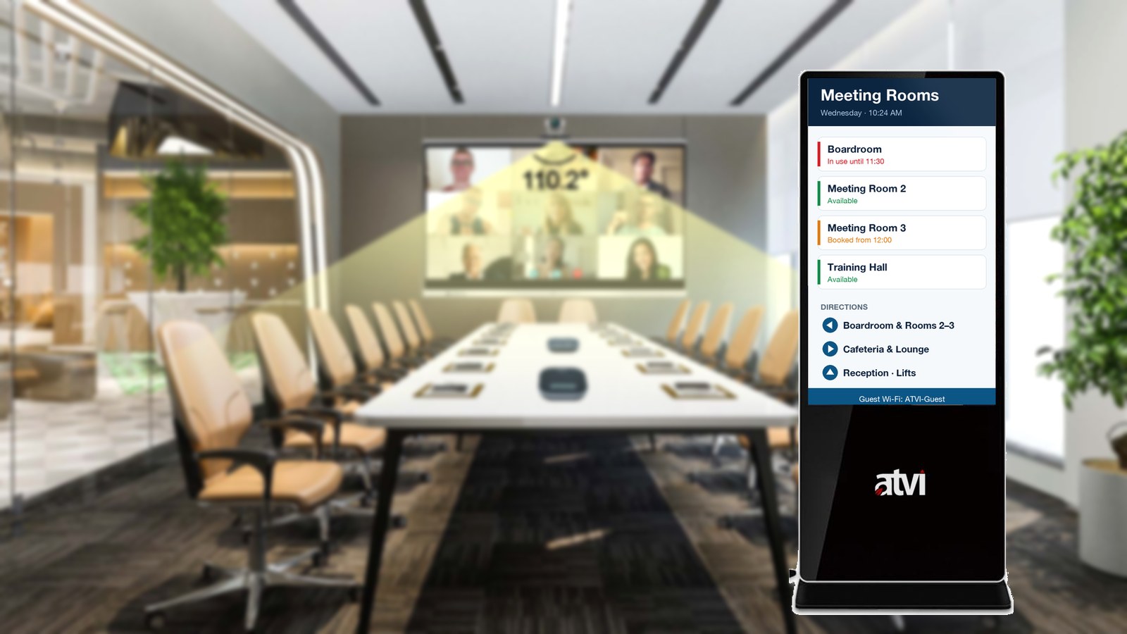 ATVI ADS43-4K in hospitality & meeting spaces