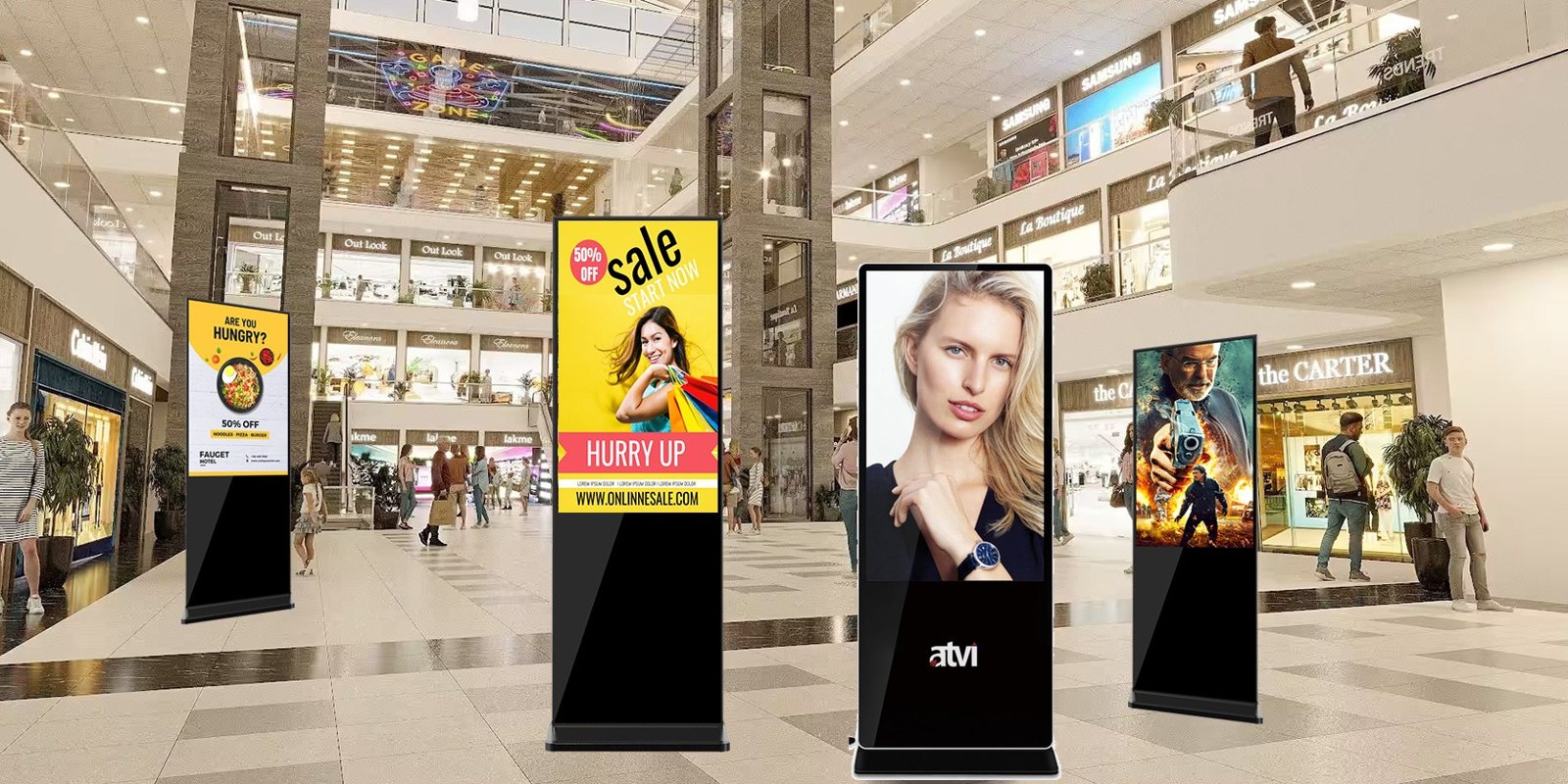 ATVI ADS43-Full HD in retail & malls
