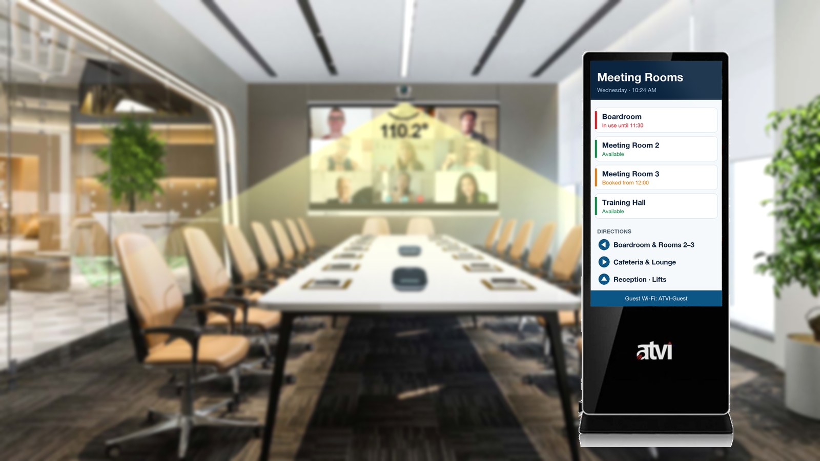 ATVI ADS55-4K in hospitality & meeting spaces